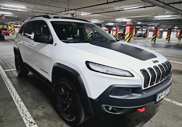 Jeep Cherokee cena 77400 przebieg: 99850, rok produkcji 2015 z Warszawa małe 56